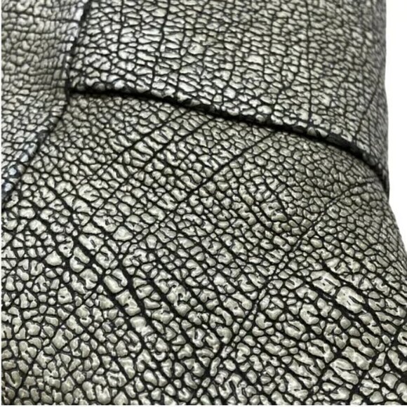 Rag & Bone Iron Classic Newbury Crackle Leather Zip Ankle Boots - Size 7 EU 37.5 - Picture 10 of 11